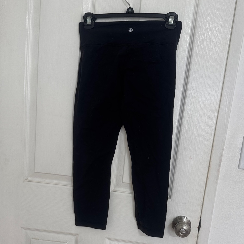 lululemon athletica Black Leggings Capri